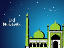 Illustration For Eid Mubarak Celebration Stock Photography 