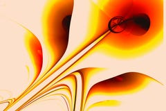 Illustration: Fractalblume vektor abbildung Illustration: Fractalblume vektor abbildung