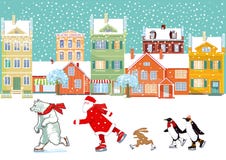 Illustration för jul vektor illustrationer Illustration för jul vektor illustrationer