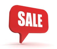 Illustration för Sale begrepp 3d stock illustrationer Illustration för Sale begrepp 3d stock illustrationer