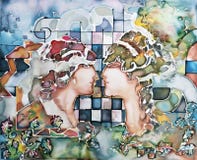 Illustration of Gemini astrological sign Royalty Free Stock Photography Illustration of Gemini astrological sign Royalty Free Stock Photography