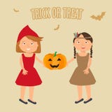 Illustration of Kids Trick or Treating stock illustration Illustration of Kids Trick or Treating stock illustration