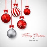 Merry christmas and Happy New year. Illustration of Merry christmas and Happy New year royalty free illustration Merry christmas and Happy New year. Illustration of Merry christmas and Happy New year royalty free illustration