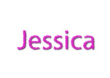 Jessica Name Card With Lovely Pink Roses. Vector Illustration. Stock ...