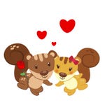 Illustration Of A Pair Of Squirrel Royalty Free Stock Photo Illustration Of A Pair Of Squirrel Royalty Free Stock Photo