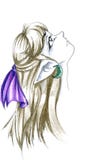 Illustration Of Elf Girl Royalty Free Stock Photo