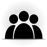 Illustration Of Symbol People Silhouette Royalty Free Stock Photography