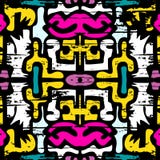 Illustration sans couture abstraite sensible de vecteur de fond de graffiti illustration de vecteur Illustration sans couture abstraite sensible de vecteur de fond de graffiti illustration de vecteur
