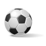 Illustration of a soccer ball on a white background stock illustration Illustration of a soccer ball on a white background stock illustration