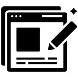 Illustration solide de créateur de contenu illustration libre de droits Illustration solide de créateur de contenu illustration libre de droits
