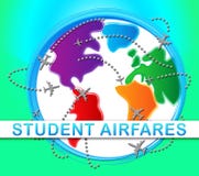 Illustration Studenten-Airfares Indicatings Jet Transportation 3d stock abbildung Illustration Studenten-Airfares Indicatings Jet Transportation 3d stock abbildung