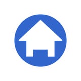 Illustration à la maison d'icône de vecteur pour le Web illustration stock Illustration à la maison d'icône de vecteur pour le Web illustration stock
