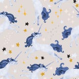 Illustrazione artistica della scuola materna Arte dell'unicorno dell'acquerello illustrazione vettoriale Illustrazione artistica della scuola materna Arte dell'unicorno dell'acquerello illustrazione vettoriale