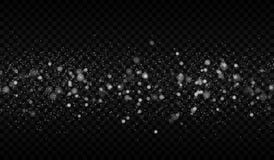 Illustrazione bianca dell'estratto dell'onda di scintillio di vettore Particelle scintillanti di stella della traccia bianca dell illustrazione di stock Illustrazione bianca dell'estratto dell'onda di scintillio di vettore Particelle scintillanti di stella della traccia bianca dell illustrazione di stock