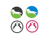 Illustrazione di vettore del modello di logo del cavallo illustrazione vettoriale Illustrazione di vettore del modello di logo del cavallo illustrazione vettoriale