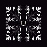 Illustrazione di vettore dell'ornamento floreale senza cuciture in bianco e nero illustrazione vettoriale Illustrazione di vettore dell'ornamento floreale senza cuciture in bianco e nero illustrazione vettoriale