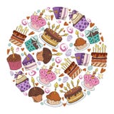 Illustrazione di vettore - deserti illustrazione vettoriale Illustrazione di vettore - deserti illustrazione vettoriale