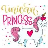 Illustrazione sveglia isolata disegnata a mano dell'unicorno del fumetto di scarabocchio di oro di Unicorn Princess della stagnol illustrazione vettoriale Illustrazione sveglia isolata disegnata a mano dell'unicorno del fumetto di scarabocchio di oro di Unicorn Princess della stagnol illustrazione vettoriale