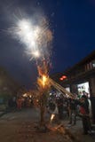 Iluminación de la antorcha del festival de la antorcha Fotos de archivo