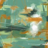 Ilustraciones abstractas del estilo de la pintura al óleo en lona stock de ilustración Ilustraciones abstractas del estilo de la pintura al óleo en lona stock de ilustración