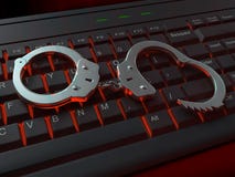 Ilustración del crimen del Internet libre illustration Ilustración del crimen del Internet libre illustration