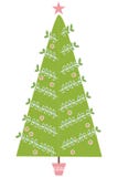 Ilustración moderna del árbol de navidad libre illustration Ilustración moderna del árbol de navidad libre illustration