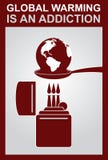 Ilustracja który nałogiem jest globalny nagrzanie pomysł ilustracji Ilustracja który nałogiem jest globalny nagrzanie pomysł ilustracji