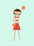 Ilustração bonita do vetor da menina ilustração stock Ilustração bonita do vetor da menina ilustração stock