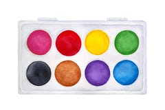 Ilustração do grupo brilhante bonito da pintura do Watercolour ilustração do vetor Ilustração do grupo brilhante bonito da pintura do Watercolour ilustração do vetor