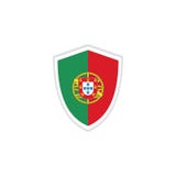 Ilustração do projeto do molde do vetor do emblema da bandeira de Portugal ilustração royalty free Ilustração do projeto do molde do vetor do emblema da bandeira de Portugal ilustração royalty free