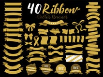 Ilustração do vetor da fita do ouro 40 com projeto liso Incluiu o elemento gráfico como o crachá retro, etiqueta da garantia, eti ilustração do vetor Ilustração do vetor da fita do ouro 40 com projeto liso Incluiu o elemento gráfico como o crachá retro, etiqueta da garantia, eti ilustração do vetor
