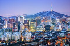 Stadt von Seoul Korea Stadt von Seoul Korea