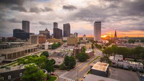 Im Stadtzentrum gelegenes Time Lapse Tulsas, Oklahoma, USA Im Stadtzentrum gelegenes Time Lapse Tulsas, Oklahoma, USA