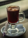 Christmas hot mulled wine with cinnamon, cardamom, anise and ora stock photo Christmas hot mulled wine with cinnamon, cardamom, anise and ora stock photo