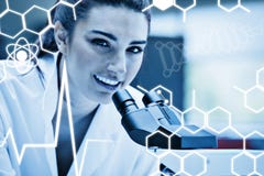 Image composée de graphique de la science photographie stock Image composée de graphique de la science photographie stock