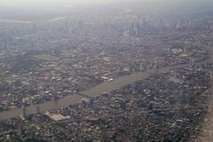 Image of plane window View of the village from the bird& x27;s eye vi royalty free stock images Image of plane window View of the village from the bird& x27;s eye vi royalty free stock images