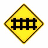 Image of various road train railway traffic signs isolated on a white background. 3D rendering stock illustration Image of various road train railway traffic signs isolated on a white background. 3D rendering stock illustration