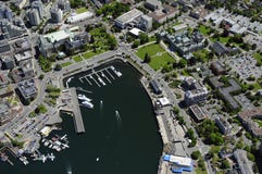 Imagem aérea de Victoria, BC, Canadá imagem de stock royalty free Imagem aérea de Victoria, BC, Canadá imagem de stock royalty free