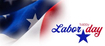 Imagem composta da imagem composta digital do texto feliz do Dia do Trabalhador com forma da estrela ilustração do vetor Imagem composta da imagem composta digital do texto feliz do Dia do Trabalhador com forma da estrela ilustração do vetor