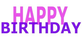 Imagem simples do desejo do feliz aniversario ilustração stock Imagem simples do desejo do feliz aniversario ilustração stock