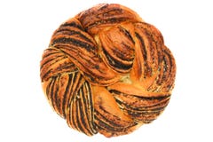 Imagen aislada pan dulce de la guirnalda imagen de archivo libre de regalías Imagen aislada pan dulce de la guirnalda imagen de archivo libre de regalías