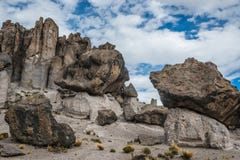 Imata entsteinen Wald in den peruanischen Anden Arequipa Peru Stockfotos Imata entsteinen Wald in den peruanischen Anden Arequipa Peru Stockfotos
