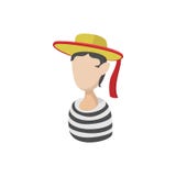Imite el icono del artista, estilo de la historieta ilustración del vector Imite el icono del artista, estilo de la historieta ilustración del vector