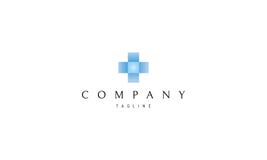 Immagine blu di logo di vettore dei cubi illustrazione vettoriale Immagine blu di logo di vettore dei cubi illustrazione vettoriale