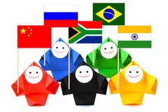 Immagine concettuale di BRICS Immagini Stock Libere da Diritti Immagine concettuale di BRICS Immagini Stock Libere da Diritti