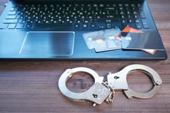 Immagine di concetto del raggiro di frode della carta di credito fotografie stock libere da diritti Immagine di concetto del raggiro di frode della carta di credito fotografie stock libere da diritti