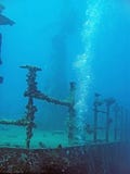 Immersione subacquea del naufragio fotografie stock libere da diritti Immersione subacquea del naufragio fotografie stock libere da diritti