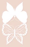 Inbjudankort som gifta sig garnering, designbeståndsdel Elegant fjärilslaser-snitt också vektor för coreldrawillustration vektor illustrationer Inbjudankort som gifta sig garnering, designbeståndsdel Elegant fjärilslaser-snitt också vektor för coreldrawillustration vektor illustrationer