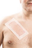 Inceratura della depilazione del torso dell'uomo immagini stock libere da diritti Inceratura della depilazione del torso dell'uomo immagini stock libere da diritti