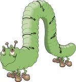 Inchworm Vector Cartoon Illustration royalty free illustration Inchworm Vector Cartoon Illustration royalty free illustration